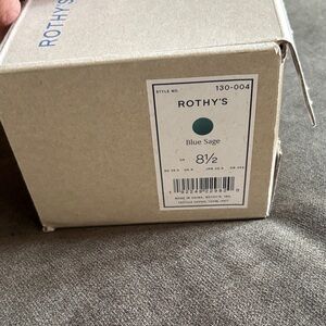 Rothy's Blue Sage Slip-Ons